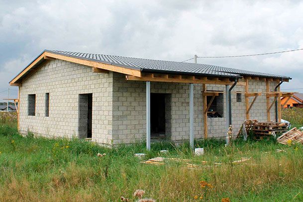 Строительство дома в Эко-поселке Грин Парк